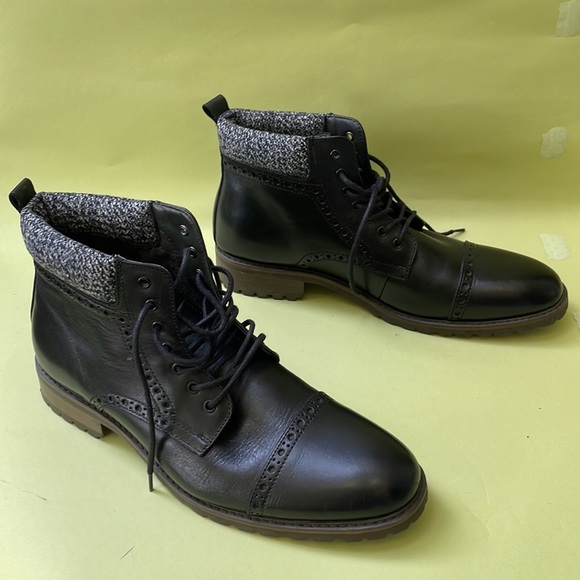 New black La Milano leather boots main image 6